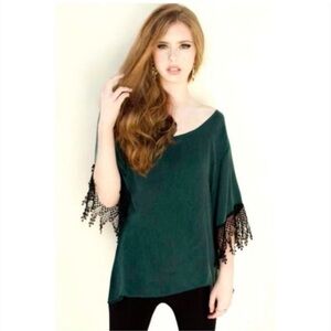 For Love & Lemons Rosevelt lace blouse